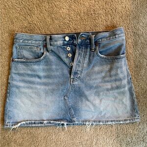 MADEWELL | Denim Mini Skirt